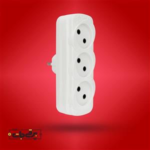 سه خانه بدون ارت با دوشاخه آفر الکترونیک