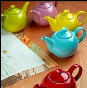 قوری زعفران چینی رنگی