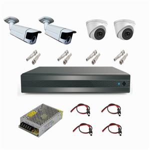 پکیج چهار دوربین مداربسته 5 مگاپیکسل AHD