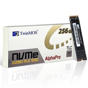 هارد اس اس دی تویین موس TwinMOS NVMe M.2 ALPHA PRO 256GB حافظه SSD اینترنال 256 گیگابایت TwinMOS مدل  AlphaPro M.2 NVME