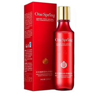 تونر آبرسان و مرطوب کننده انار قرمز وان اسپرینگ one spring حجم 150 میل