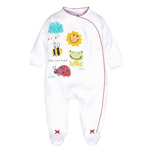 سرهمی نوزادی دخترانه نکست مدل Little Bugs کد M637