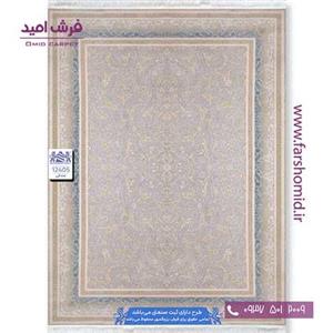 فرش ماشینی 1200 شانه بزرگمهر طرح گل افشان دلسا کد 12405