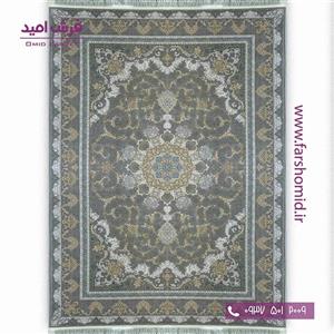 فرش ماشینی 1200 شانه بزرگمهر طرح لچک ترنج دلسا کد 12426 