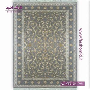 فرش ماشینی 1200 شانه بزرگمهر طرح گل افشان دلسا کد 12429 