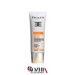 کرم ضد آفتاب و ضد لک SPF50 بی رنگ (اریکه) کد 01 Erikeh Sunscreen Anti Spot Spf50 Cream 50ml