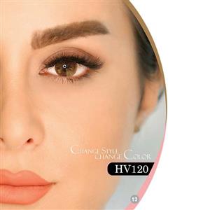 لنز چشم سالانه هرا رنگ قهوه ای روشن شماره HV120 کد 9828
