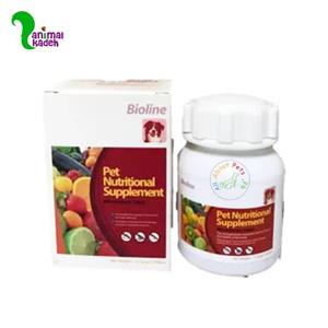 قرص ضد مدفوع خواری سگ بایولاین Bioline pet nutritional supplement microelement dogs tablets 