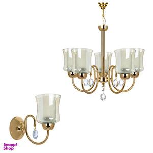 لوستر و چراغ دیواری چشمه نور کد  A811/5-1-Pro