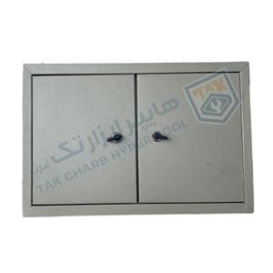جعبه تقسیم فلزی دو درب 60×40