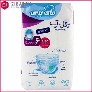 پوشک شورتی اقتصادی سری Pull Up سایز 6 مای بیبی - 24 عددی