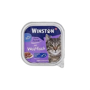 ووم گربه بالغ وینستون با طعم ماهی winston  Mit Lachsوینستون 100 گرمی