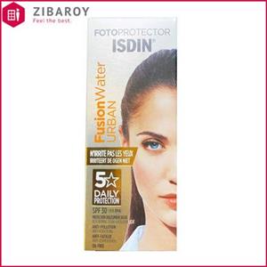 ضد افتاب بی رنگ SPF30 ایزدین مناسب انواع پوست حجم 50 میل Isdin Transparent Sunscreen ml 