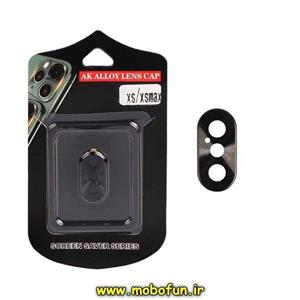 محافظ لنز دوربین گوشی Iphone X - Iphone Xs Max آیفون مدل فلزی AK ALLOY پکدار اصلی