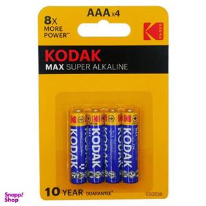 باتری نیم قلمی کداک مدل MXA بسته 4 عددی