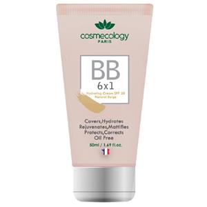 بی کرم SPF20 کاسمکولوژی حجم 50 میل بژ طبیعی Cosmecology BB Hydrating Cream 6 1 