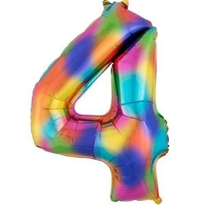 بادکنک فویلی عدد 4 طرح ابروباد 32 اینچ