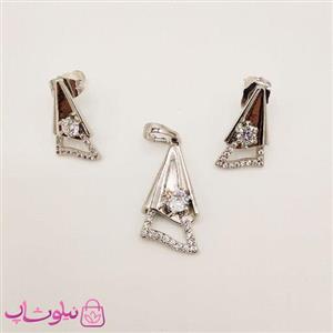نیم ست زنانه ژوپینگ ام اند ال نقره ای کد 63-1