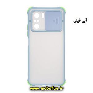 قاب گوشی Poco F3 پوکو شیائومی طرح پشت مات محافظ لنزدار کپسولی ایربگ دار 