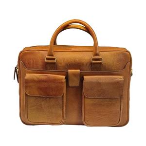 کیف اداری چرم طبیعی فلوتر دو جیب – کد KEF0236 Natural Leather Office Bag With Double Pocket Floater - Code KEF0236