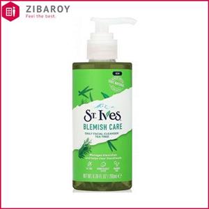 ژل شوینده ضدجوش سینت ایوز حاوی عصاره درخت چای حجم 200 میل Saint Ives Tea Tree Blemish Care Face Wash Gel ml 