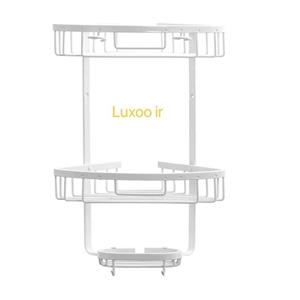 ‏کنج حمام آلومینیومی دو طبقه‎