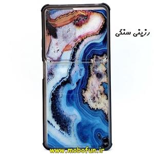 قاب گوشی Redmi Note 10 Pro - Redmi Note 10 Pro Max شیائومی طرح رزینی IMD ایربگ دار فانتزی محافظ لنز دار کشویی سنگی کد 123