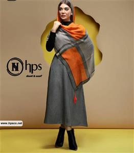 شال نخی پاییزه منگوله دار