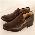 کفش کلاسیک مردانه پارینه چرم رنگ قهوه ای SHO193-2