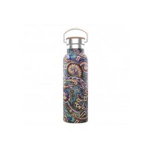 بطری آب گرین لیون مدل Green Pattern Stainless Steel Water Bottle 600ml Mural GNPVFML