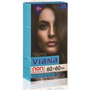 کیت رنگ مو ویانا شماره 5/0 (قهوه ای روشن)