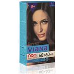 کیت رنگ مو ویانا (Viana) شماره 5/1 (قهوه ای خاکستری روشن) حجم 120 میل