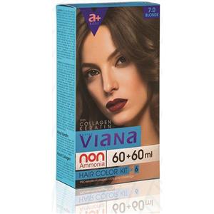 کیت رنگ مو ویانا (Viana) شماره 7/0 (بلوند)