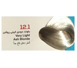 رنگ مو ویانا (Viana) بلوند دودی خیلی روشن (شماره 12/1هایلایت) حجم 100 میل