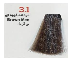 رنگ مو مردانه ویانا (Viana)  قهوه ای (شماره 3/1 طبیعی) حجم 100 میل