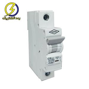 فیوز (کلید مینیاتوری) تک فاز ۱۶ آمپر(۶KA) الکترو کاوه