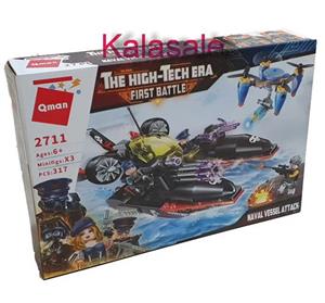 لگو ساختنی کیومن مدل Qman The High-Tech Era First Battle 2711