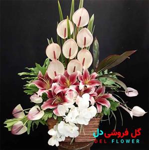 سبد گل ایستاده 328