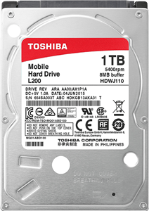 TOSHIBA L200 1TB 5400Rpm 8MB Buffer SATA3 Laptop HDD 