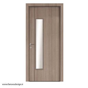درب چوبپلاست شیشه خور سرویس بهداشتی کد 30136