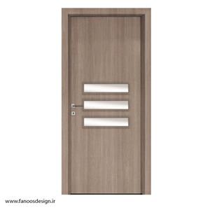 درب چوبپلاستیک شیشه خور حمام کد 30142