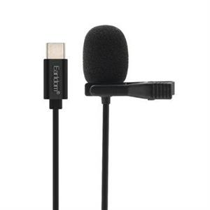 میکروفن یقه ای ارلدام مدل ET-E35 همراه با کابل Type-c Earldom Tie-Clip Microphone With cable 
