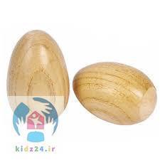 شیکر تخم مرغی چوبی