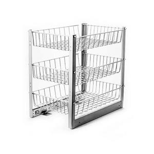 سبد مواد شوینده ریل کف دو طرفه آذین با ریل معمولی