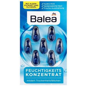 کپسول کنسانتره آبرسان پوست باله آ مدل feuchtigkeits konzentrat Balea Moisture Concentrate face 