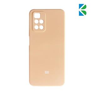 قاب گوشی Redmi Note 10 Pro - Redmi Note 10 Pro Max شیائومی سیلیکونی محافظ لنز دار کشویی گلبهی تیره کد 52 