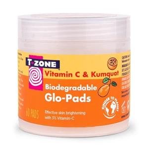 پد ویتامین سی ۳% کامکوات تی زون Biodegradable Glo Pads T-ZONE 