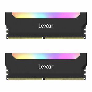 رم کامپیوتر  لکسار hades rgb 32gb 16gb×2 3200mhz cl19 ddr4