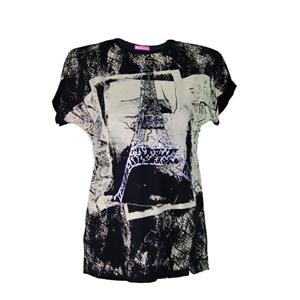 تیشرت زنانه نخی مدل ایفل کد 1389