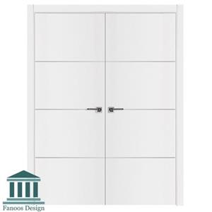 درب دولنگه ام دی اف با روکش pvc کد 3009